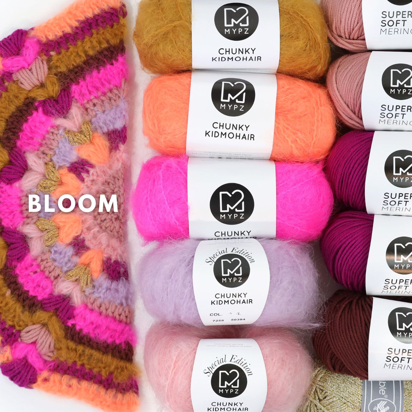 Haakpakket - MYPZ Boho omslagdoek CAL (ENG-NL-DE-FR-ES)