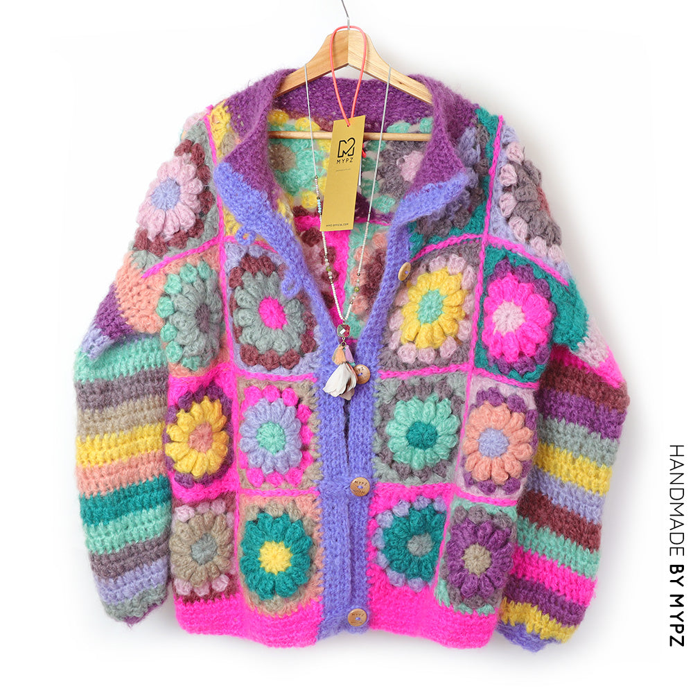 Haakpakket - MYPZ 3D Granny Vest Sunflower (ENG-NL)