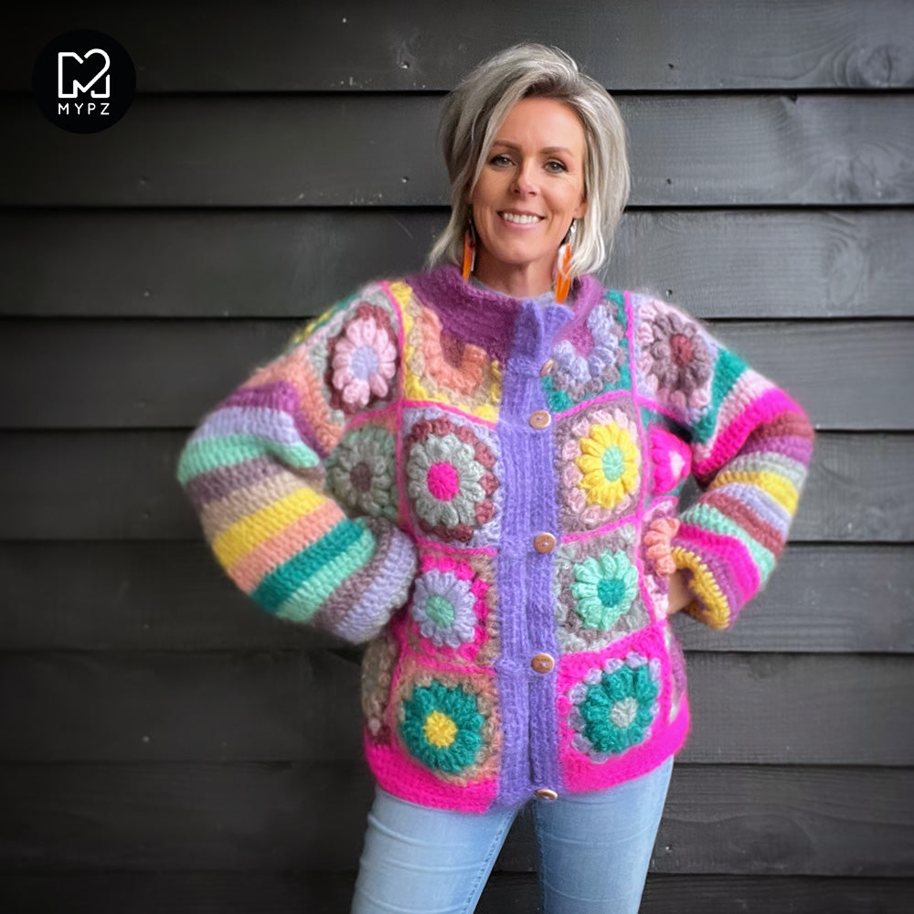 Haakpakket - MYPZ 3D Granny Vest Sunflower (ENG-NL)