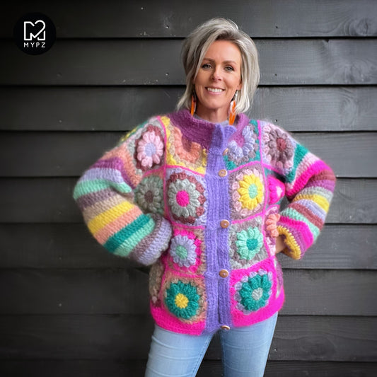 Haakpakket - MYPZ 3D Granny Vest Sunflower (ENG-NL)