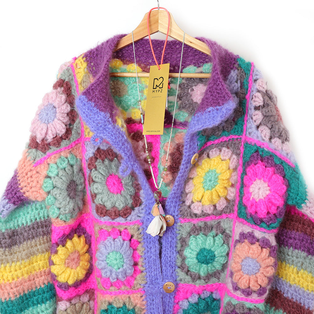 Haakpakket - MYPZ 3D Granny Vest Sunflower (ENG-NL)