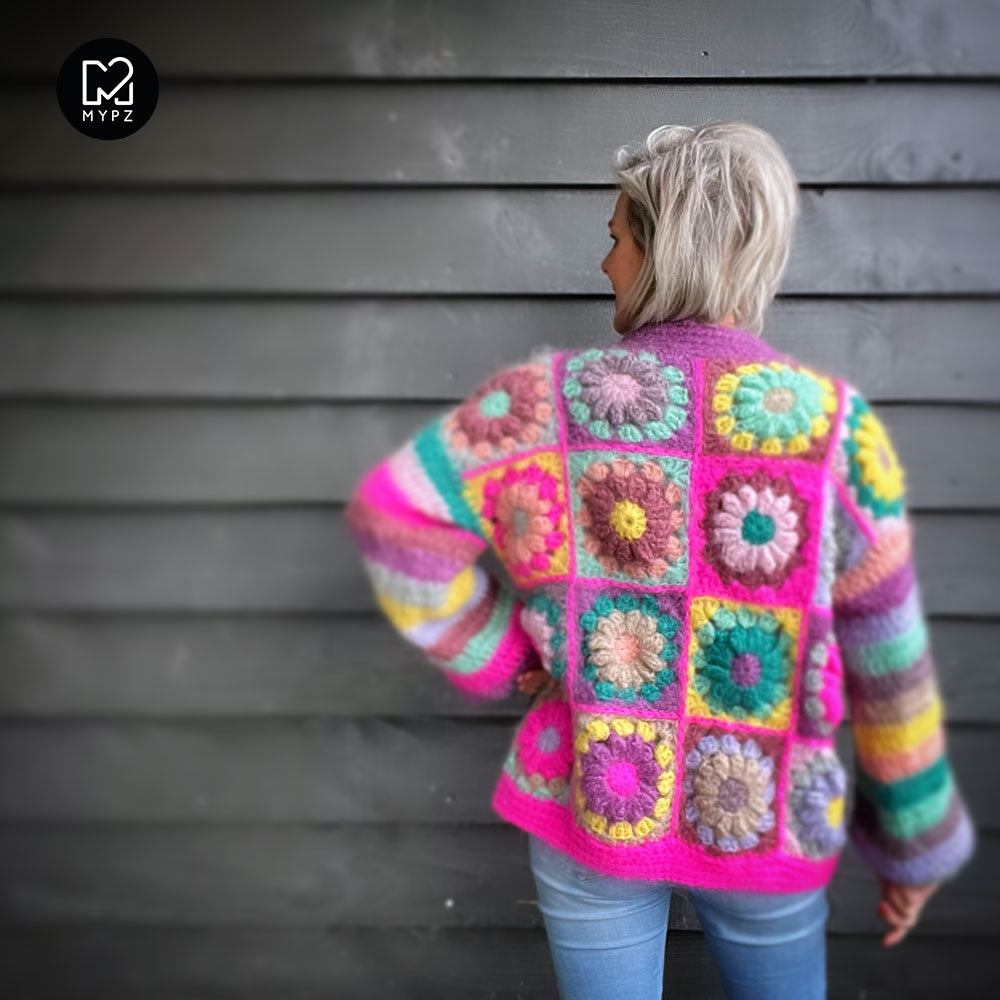 Haakpakket - MYPZ 3D Granny Vest Sunflower (ENG-NL)