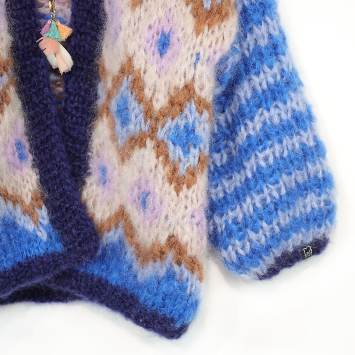 Breipakket – Chunky Mohair-vest Alpine Breeze nr.12 (ENG-DE-NL-ES-FR-IT-DA-SV-NO)