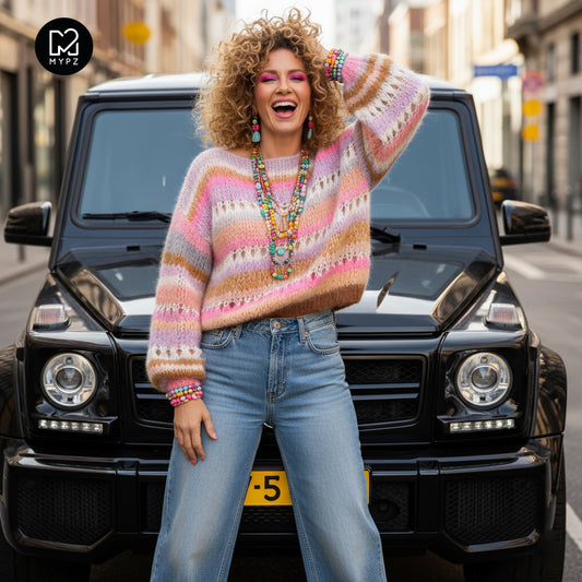 Breipakket – Chunky Mohair Pullover Bijoux No.12 (ENG-NL)