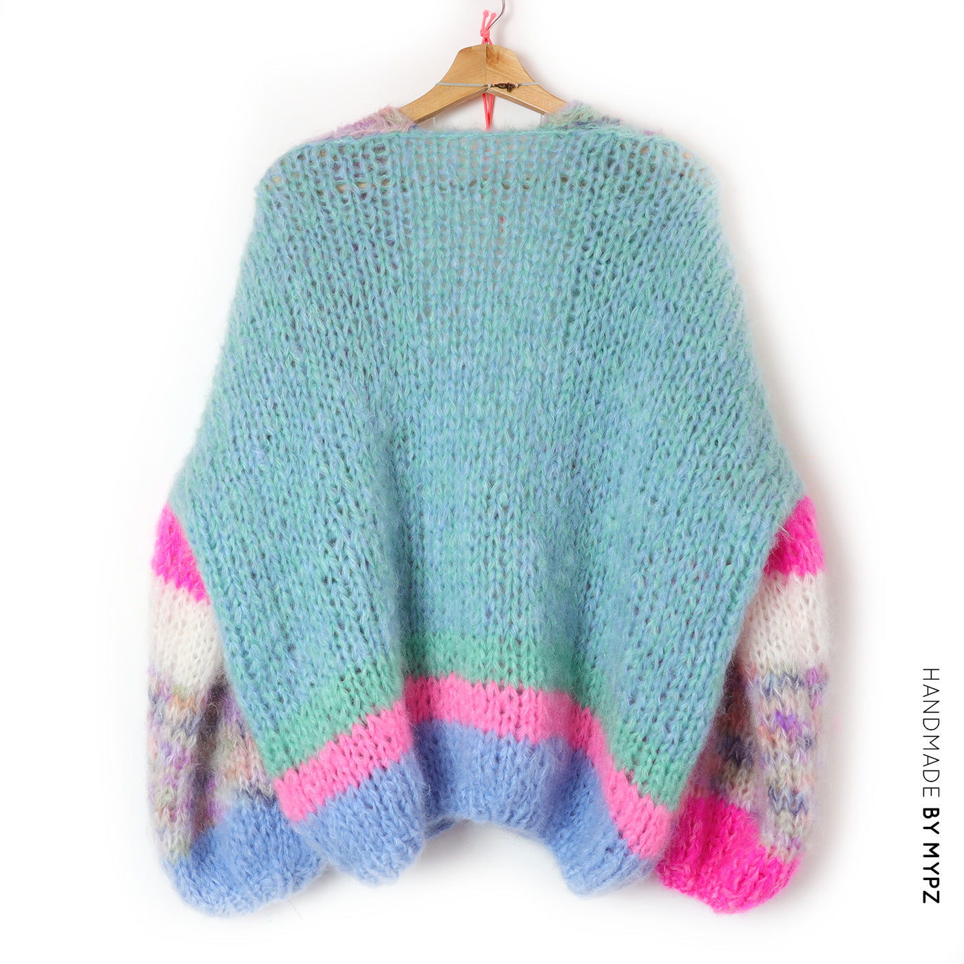 Breipatroon – Chunky Mohair Vest Flowerfields No.12 (ENG-NL)