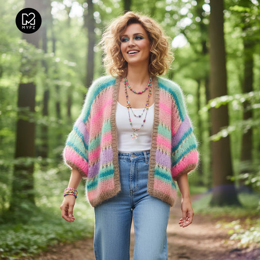 Breipakket – MYPZ Light Mohair vest Faby No10 (ENG-NL-DE)