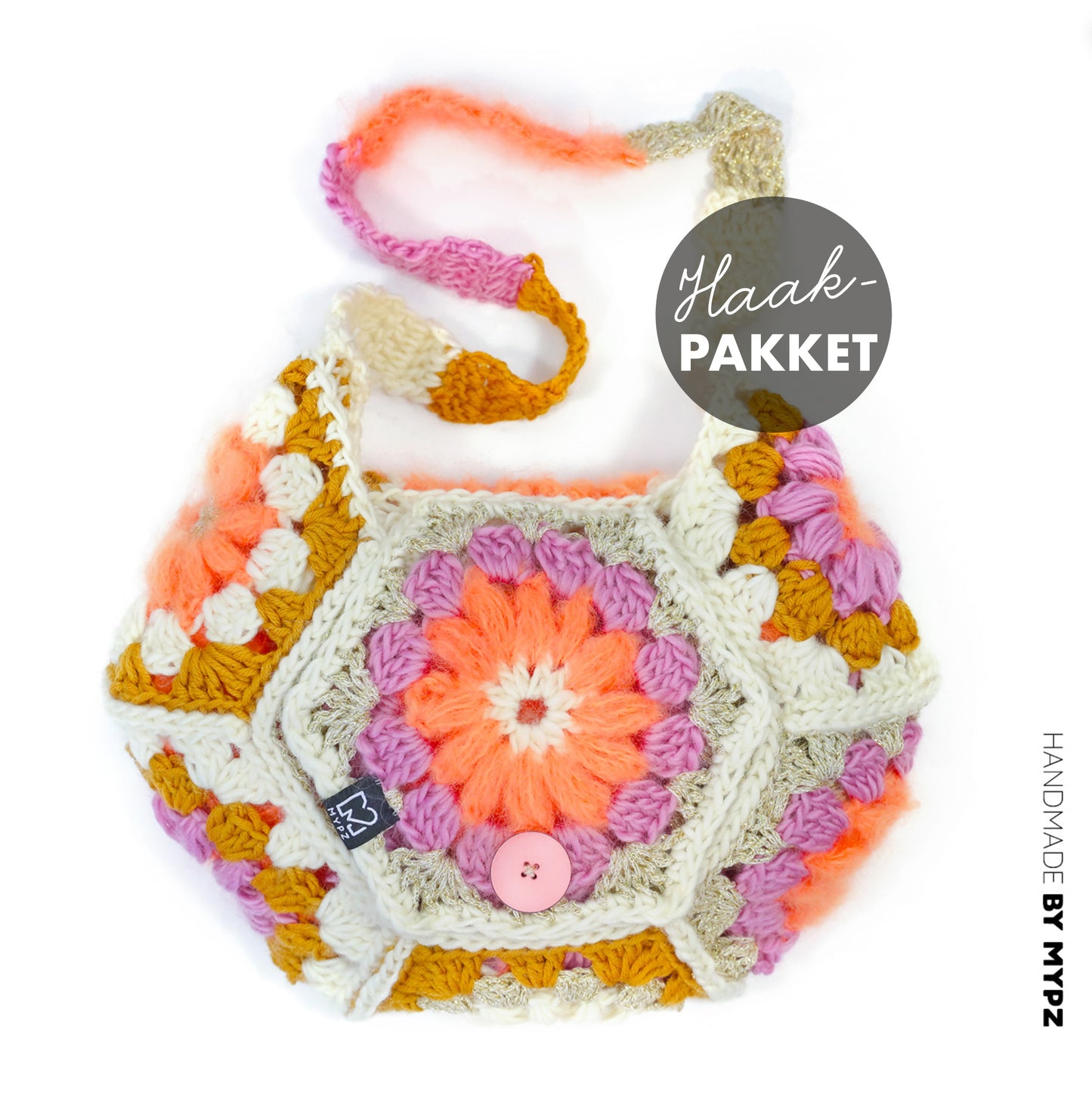 Haakpakket - MYPZ hexagon tas Elite (ENG-NL-DE)