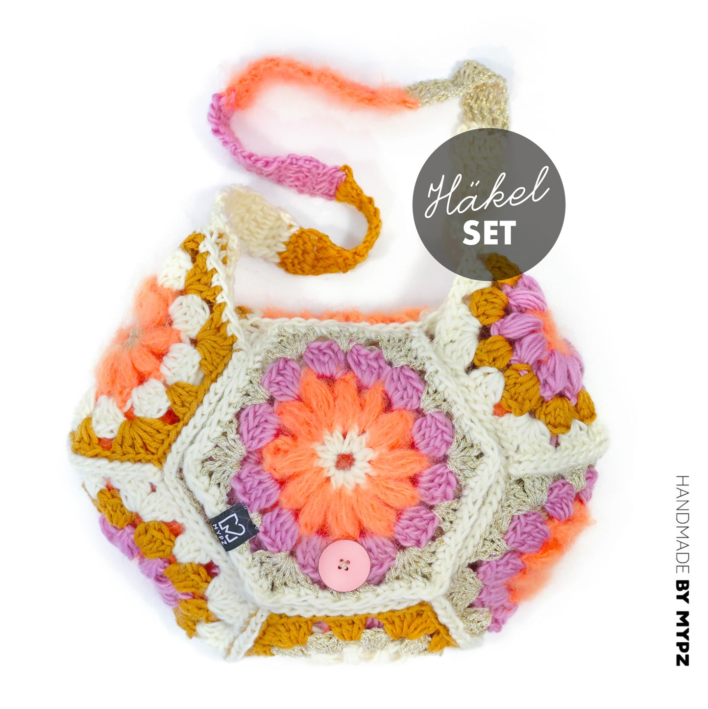 Haakpakket - MYPZ hexagon tas Elite (ENG-NL-DE)