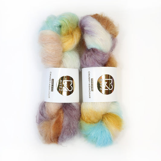 MYPZ Chunky kidmohair DK – handgeverfd Brooklyn
