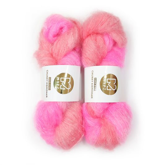 MYPZ Chunky kidmohair – hand-dyed Karma Ultra Light