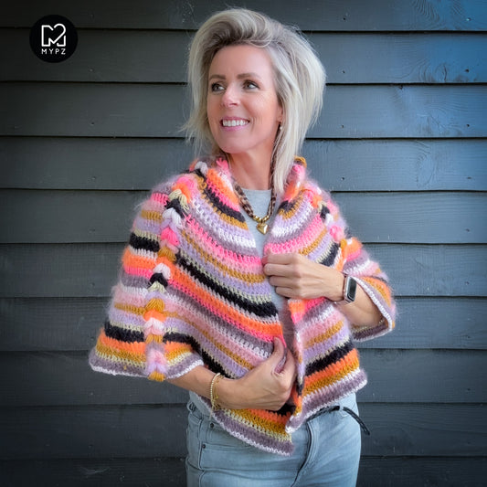 Haakpakket - MYPZ Boho omslagdoek CAL (ENG-NL-DE-FR-ES)