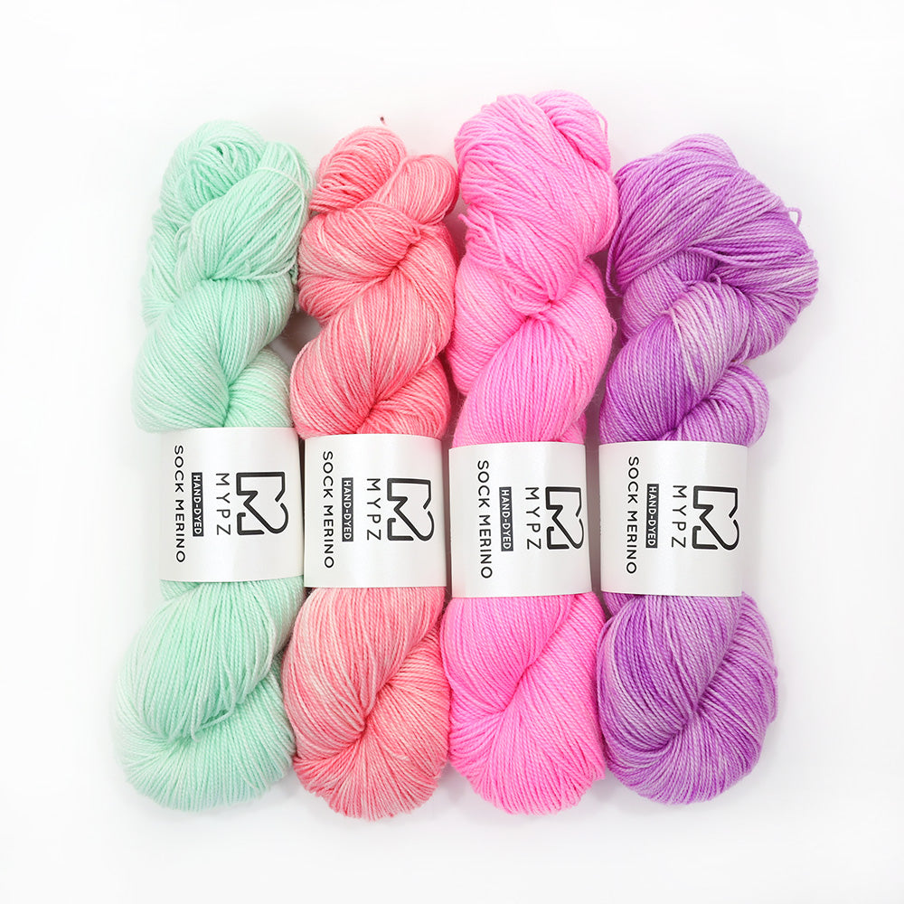 MYPZ Sock Merino Fresh Tones bundle