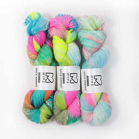 MYPZ Sock Merino Fade Set Happy Forest