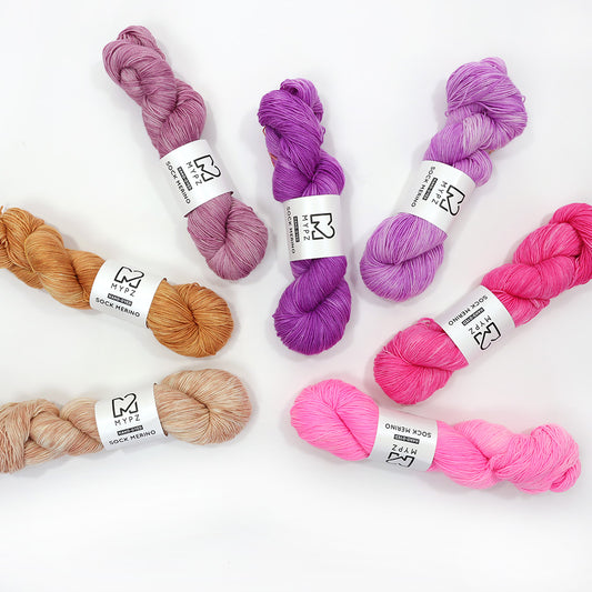 MYPZ Sock Merino – Red Candy