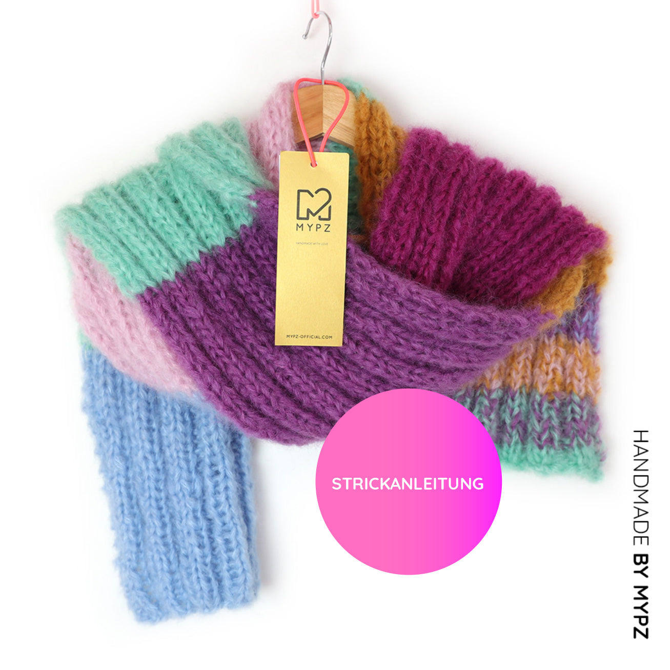 Breipakket – Chunky Mohair Sjaal Color Pop No9 (ENG-NL)