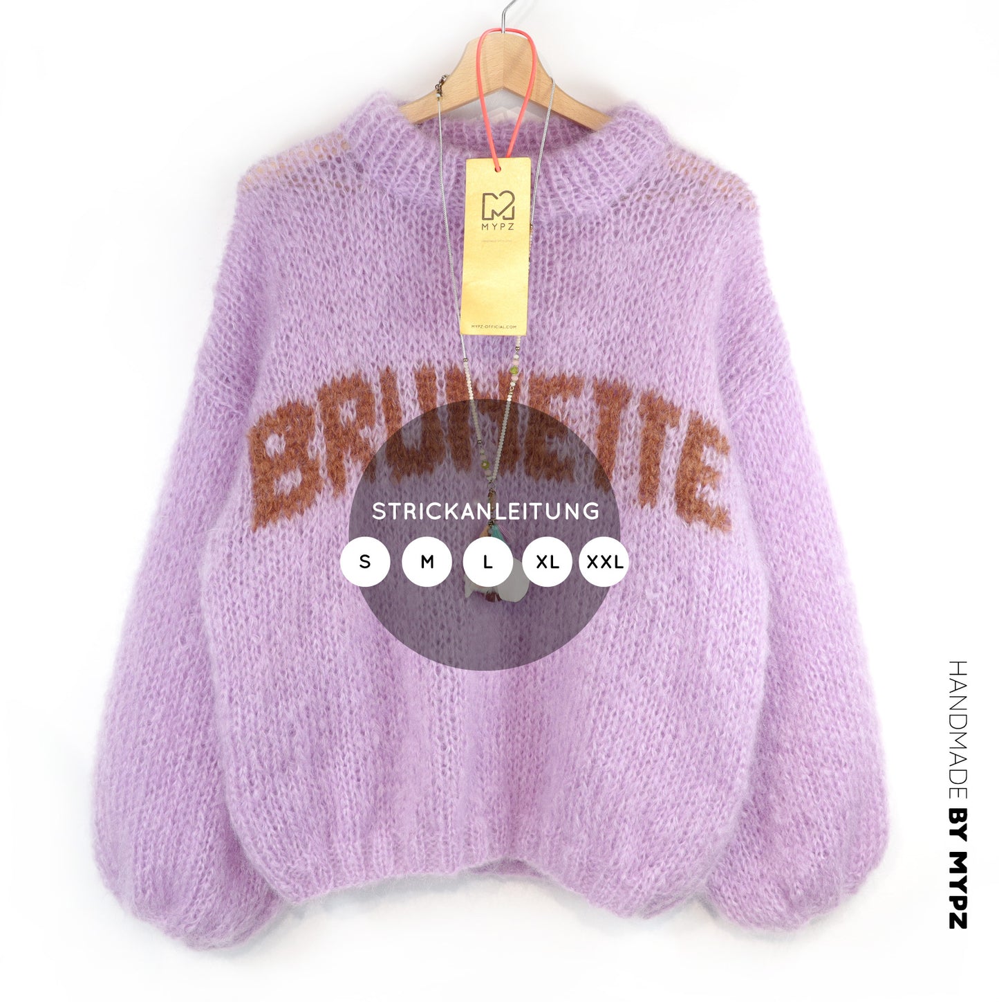 Knit pattern – MYPZ Light Mohair Pullover Brunette No8 (ENG-DE-NL)