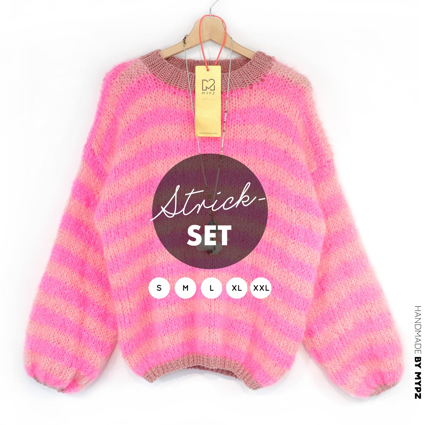 Breipakket– MYPZ Light Mohair Pullover Sweet Bubblegum No8 (ENG-DE-NL)