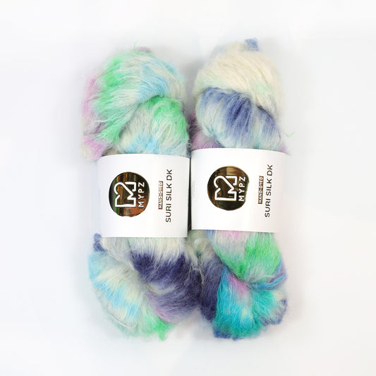 MYPZ Suri Silk DK – handgeverfd Blue Lagoon