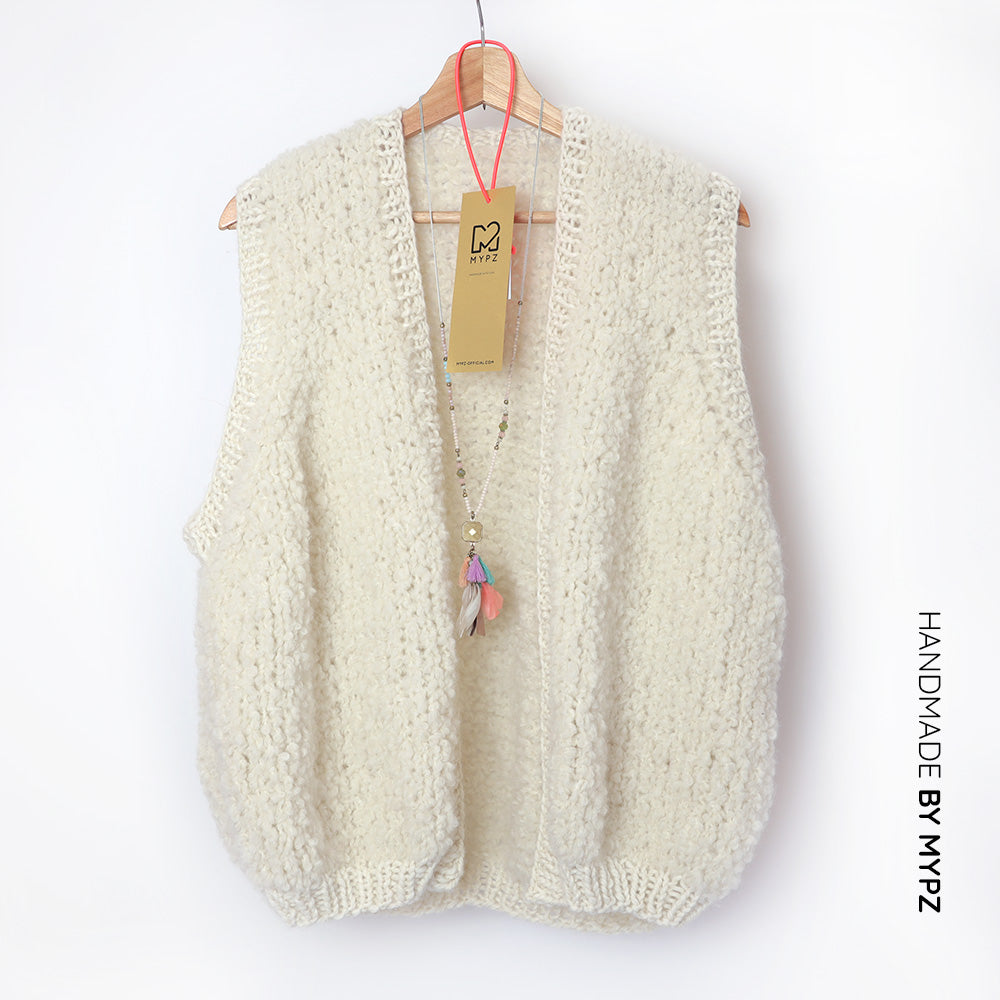 Breipakket - MYPZ Chunky Teddy Gilet Star no10