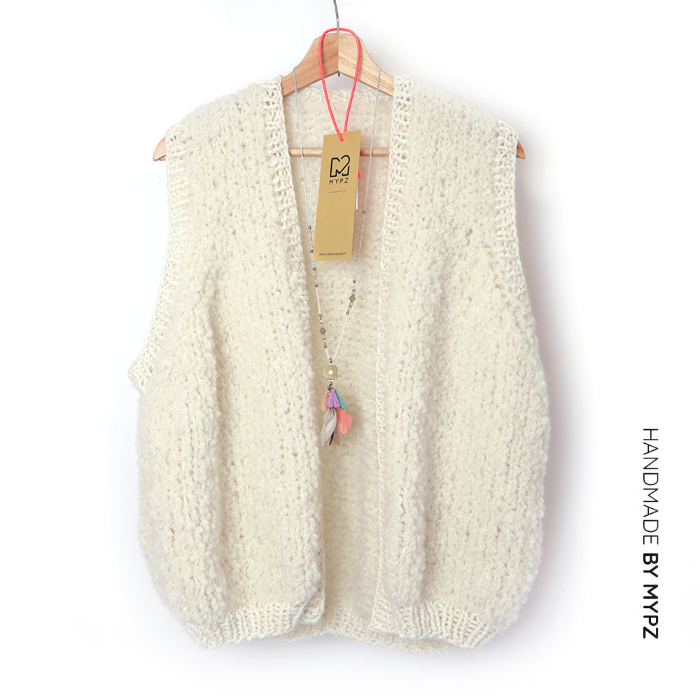 Breipatroon - MYPZ Chunky Teddy gilet Star No.10