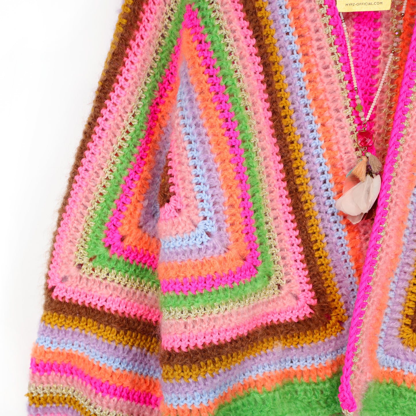 Haakpakket - MYPZ Hexagon Cardigan Vibrant Soul (ENG-NL-DE-FR-ES)