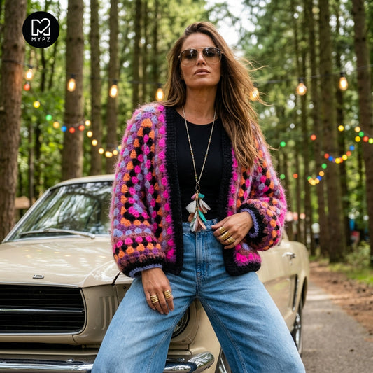 MYPZ Hexagon Mohair vest Wild