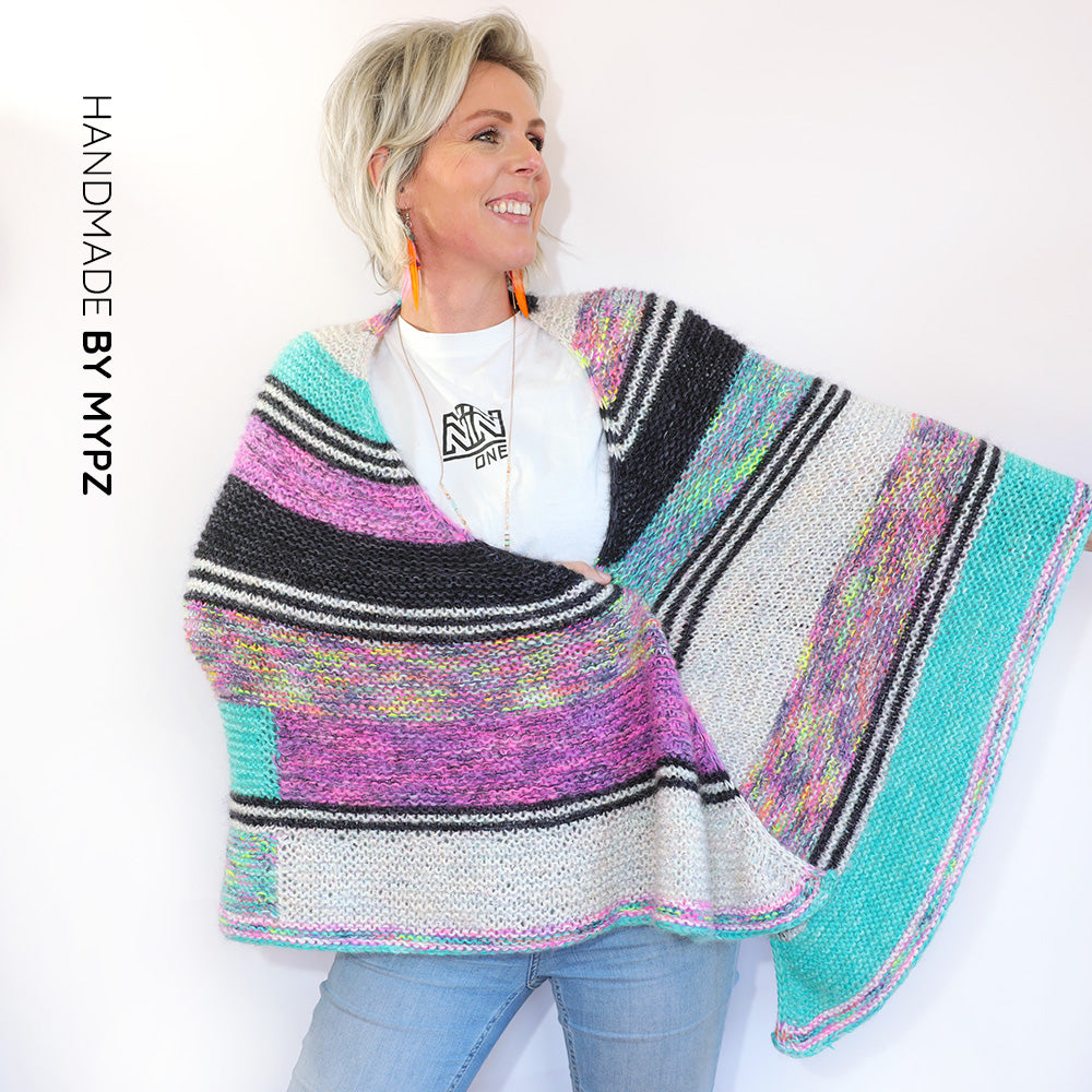 Breipatroon -Wings of Color omslagdoek No6 (ENG-NL)