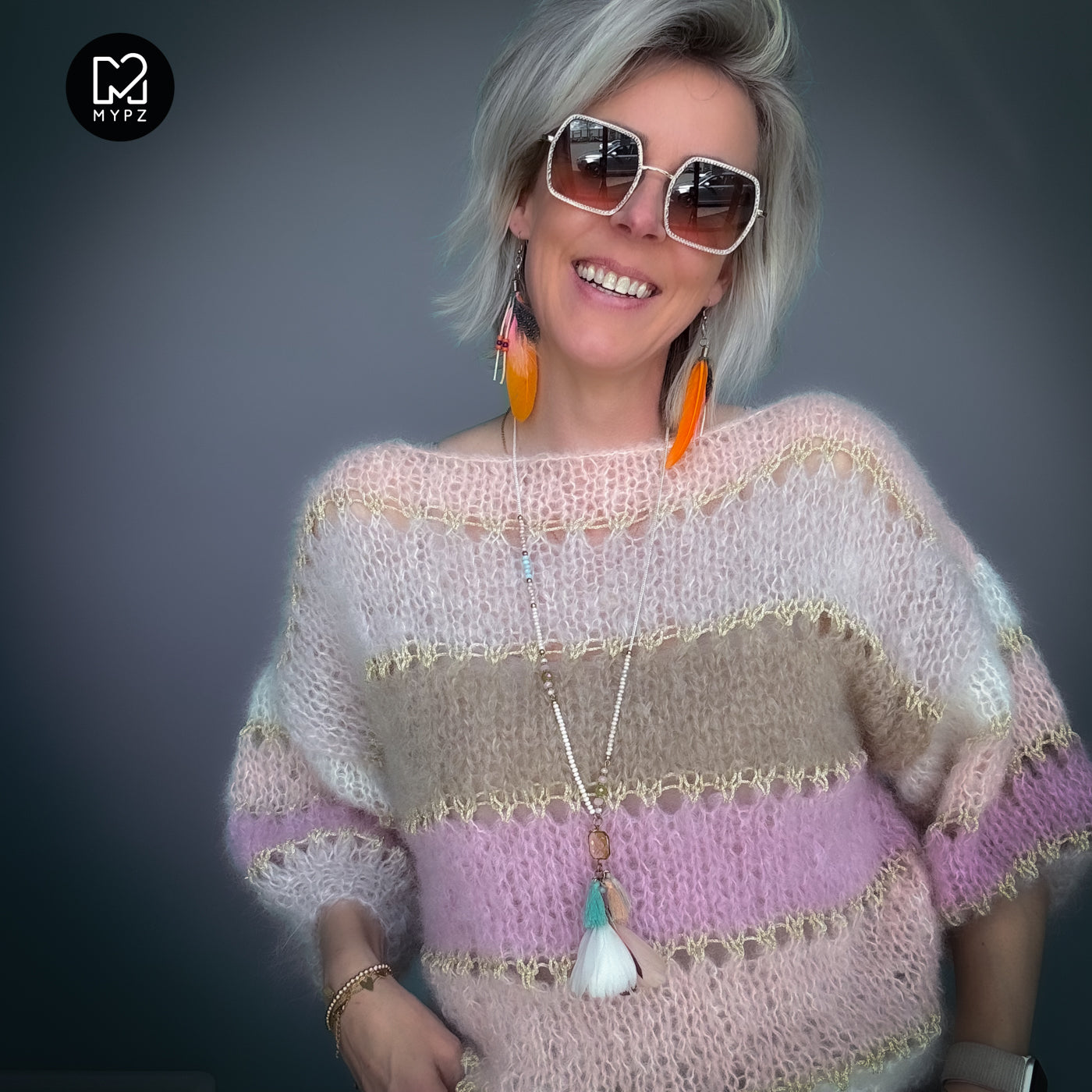 Breipakket – MYPZ Light Mohair top Beige No10 (ENG-NL-DE)