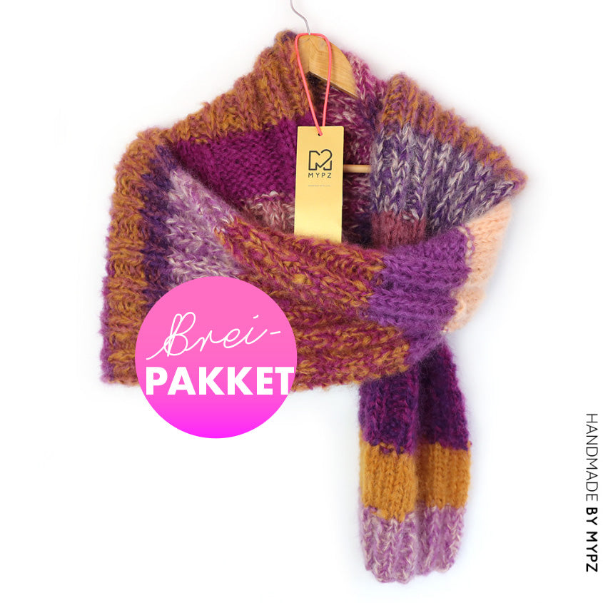 Breipakket – Chunky Mohair Sjaal Faith No9 (ENG-NL)