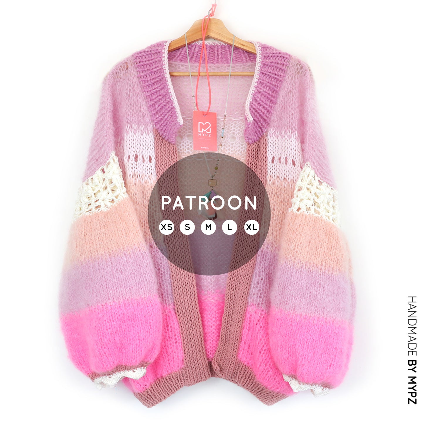 Breipatroon – MYPZ Light Mohair Vest Sugar Pop No.9 (ENG-NL)