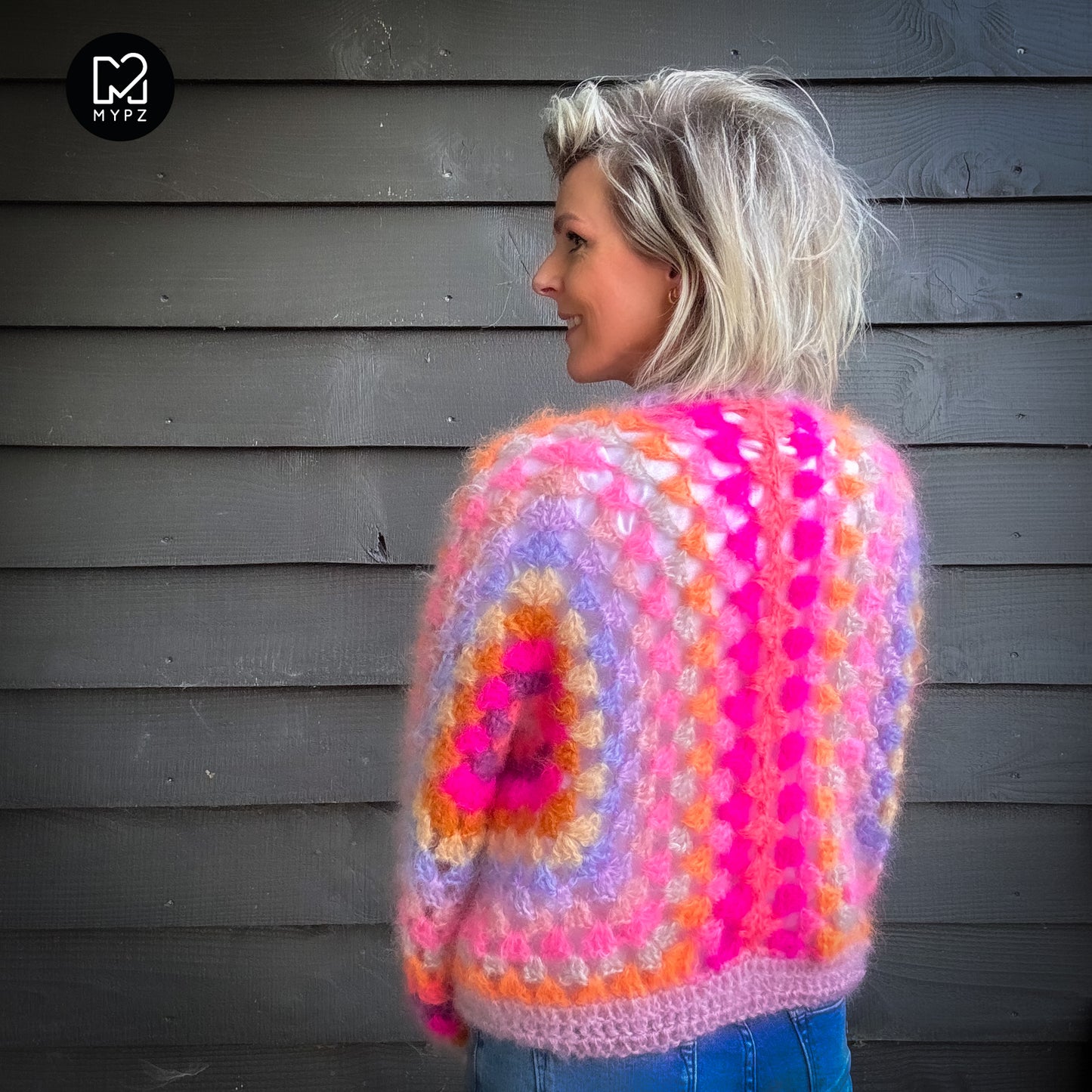Haakpakket - MYPZ Hexagon Vest Pink Vibes (ENG-NL-DE)
