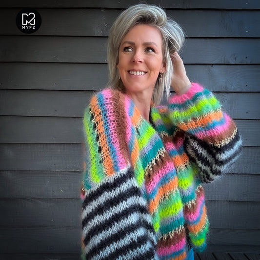 Breipatroon – MYPZ Light Mohair vest Magic No10 (ENG-NL-DE)