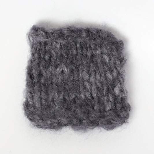 MYPZ Chunky kidmohair DK – handgeverfd Chalk Black