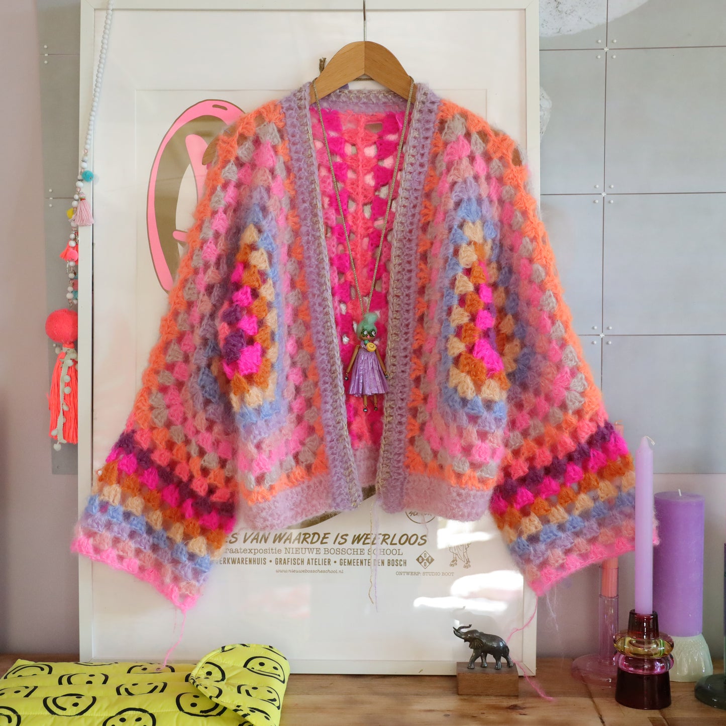 Haakpakket - MYPZ Hexagon Vest Pink Vibes (ENG-NL-DE)