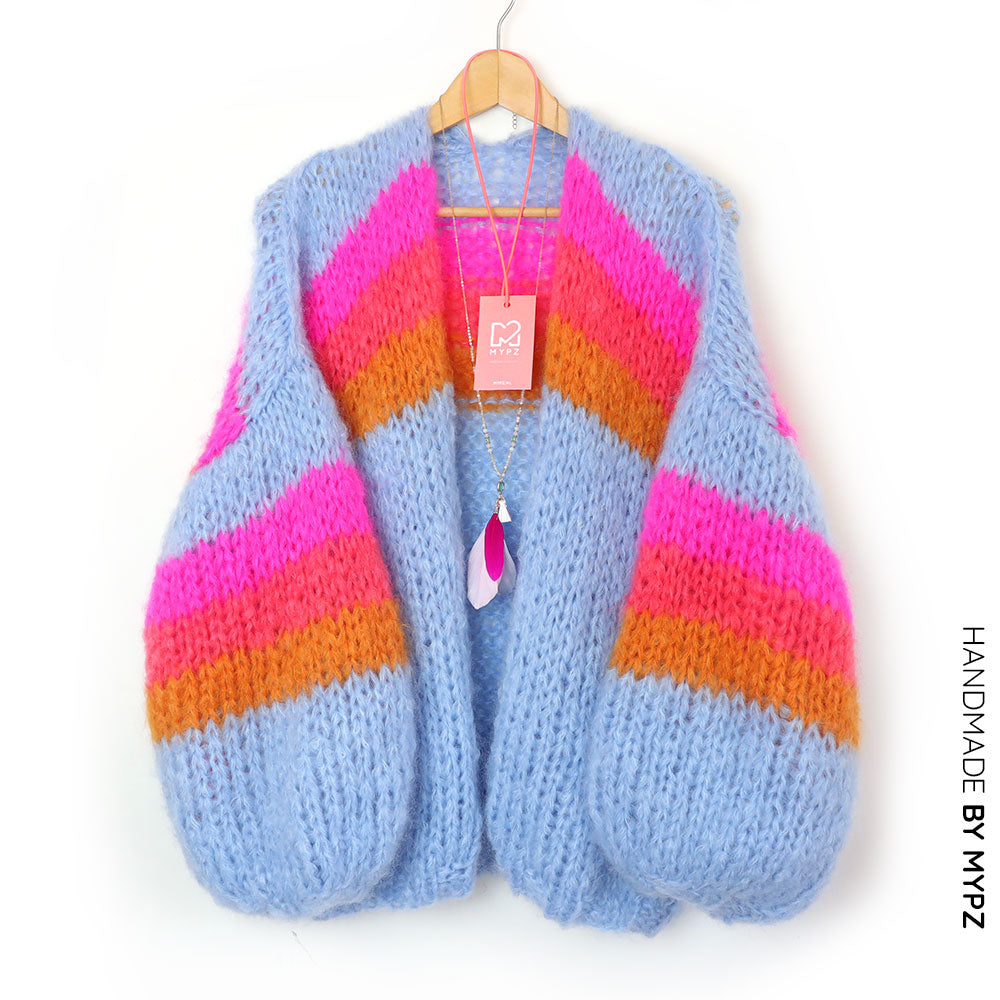 Breipakket – MYPZ Chunky Mohair vest Fluffy Cloud No.15 (ENG-NL-ES)