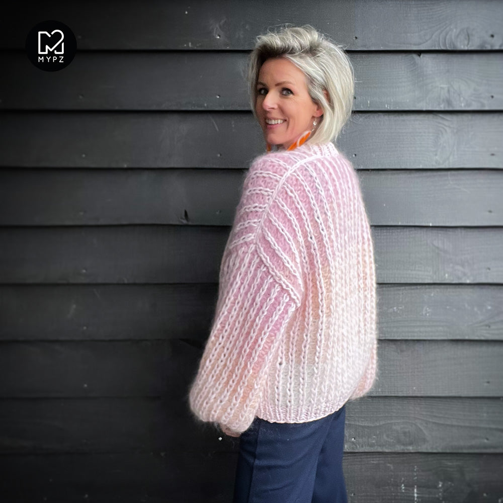 Breipakket – MYPZ Chunky Mohair Rib Vest Vanilla No.12 (ENG-NL)