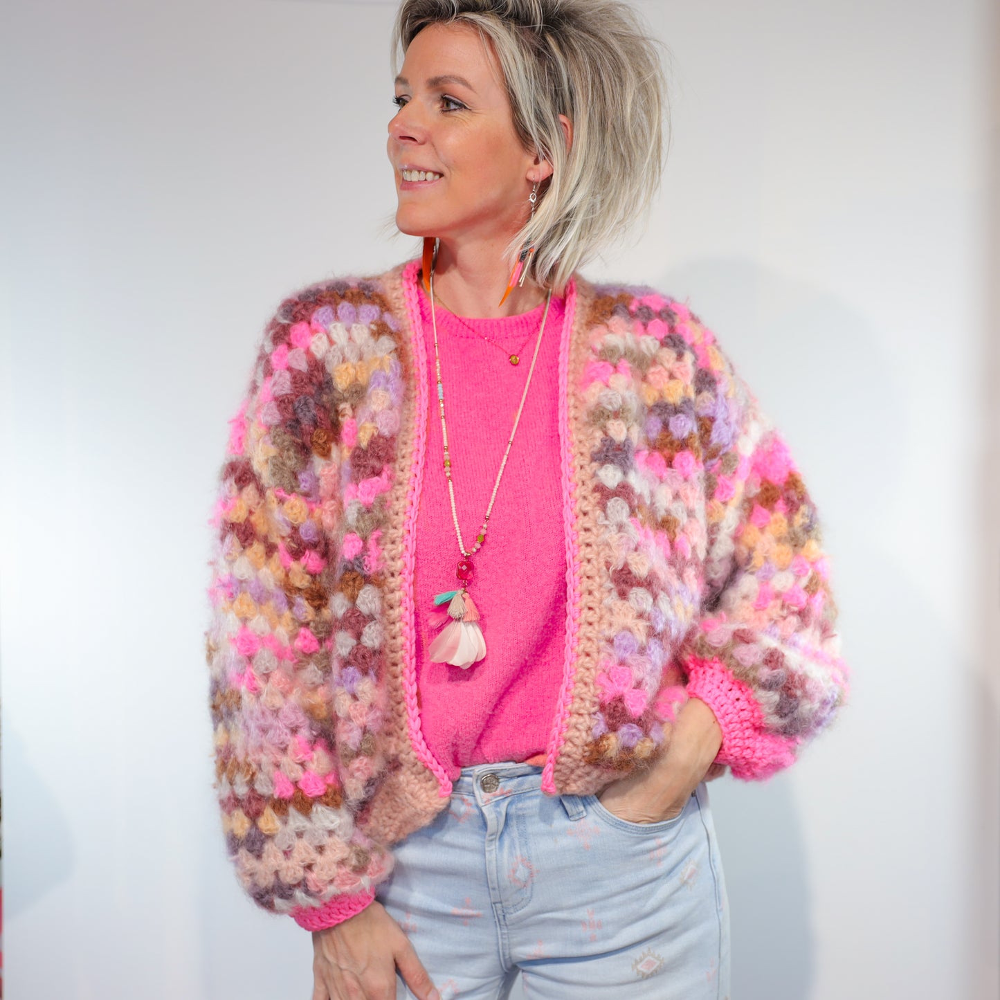 Haakpakket - MYPZ Mohair vest Pastel Bloom (ENG-NL-DE)