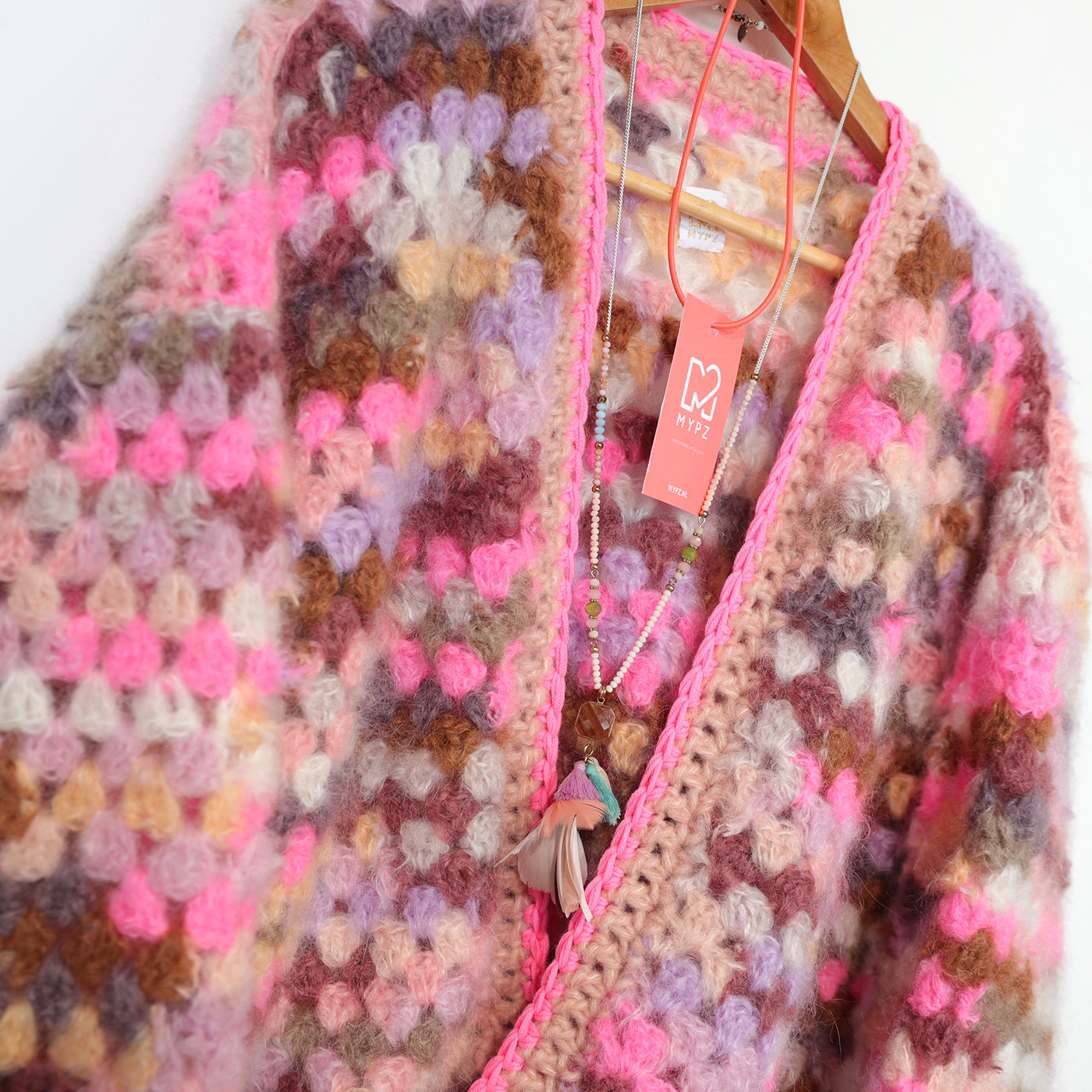 Haakpakket - MYPZ Mohair vest Pastel Bloom (ENG-NL-DE)