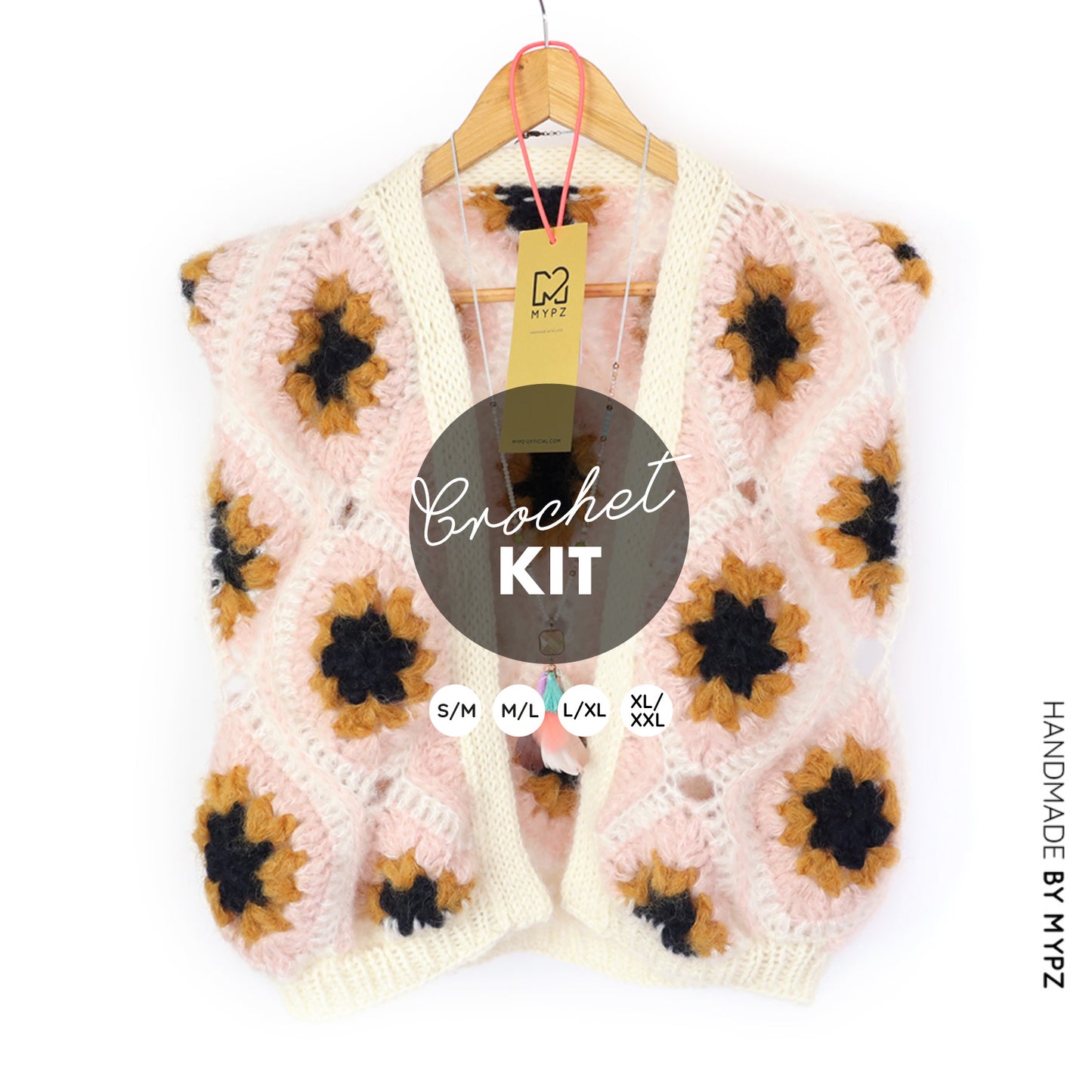 Haakpakket - MYPZ Masterpiece Gilet Goldy (ENG-NL)