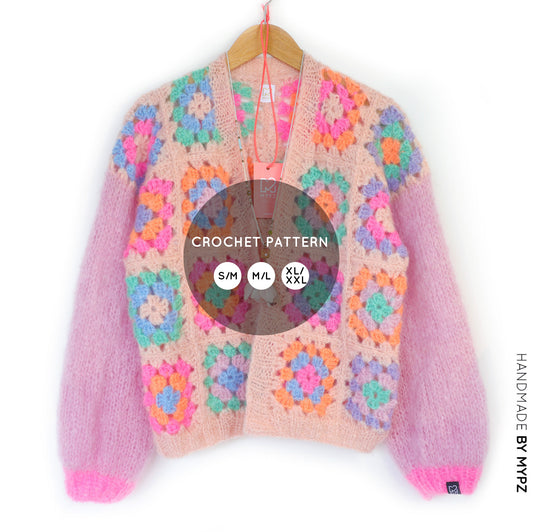 Haakpatroon - MYPZ Granny square vest Marshmallow (ENG-NL)