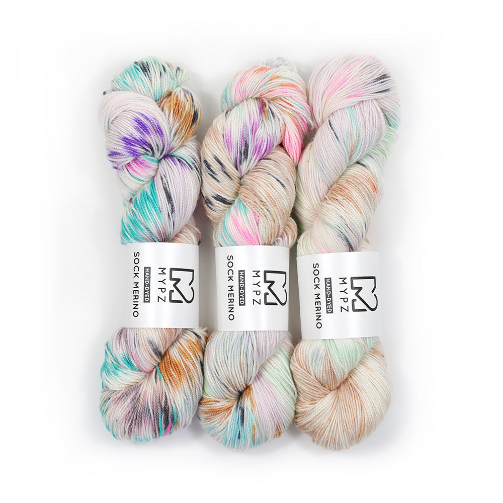 MYPZ Sock Merino Fade Set Supersweet