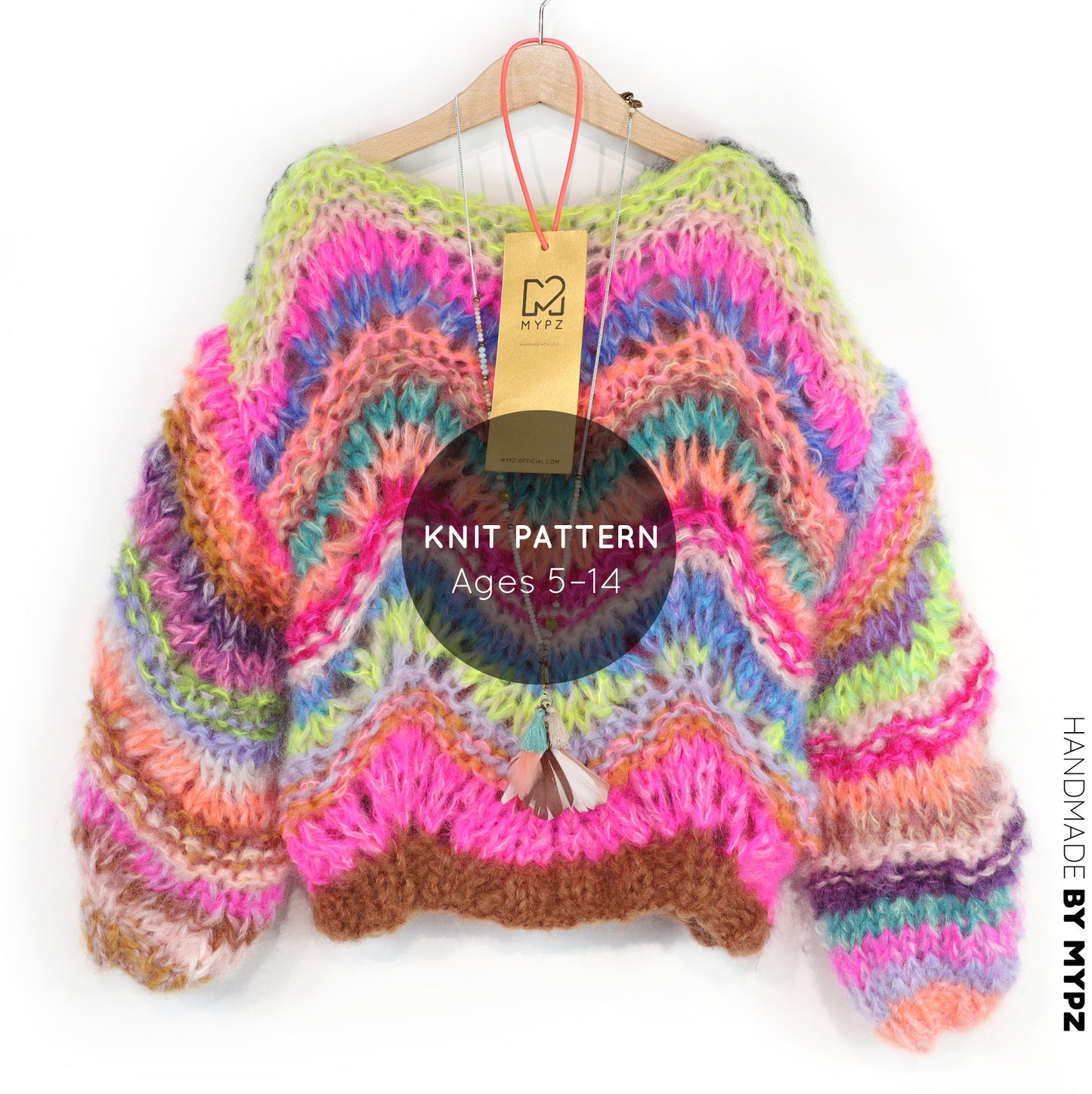 Kinderpatronen Bundel – 5 Kleurrijke breipatronen (ENG-NL-DE)