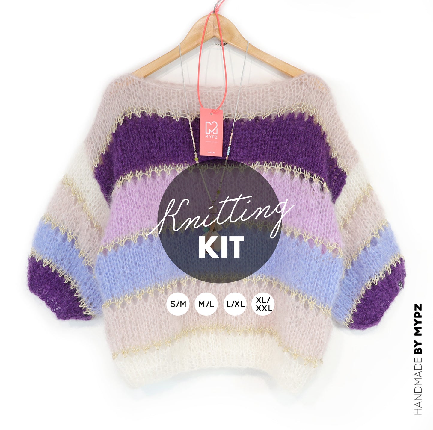 Breipakket – MYPZ Light Mohair top Purple No10 (ENG-NL-DE)