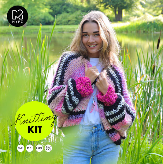 Breipakket – MYPZ Chunky top-down Vest Charm No.15 (ENG-NL)