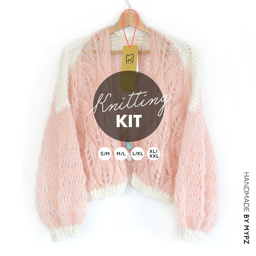 Breipakket – MYPZ Light Mohair Cardigan Leaves No9 (ENG-NL)