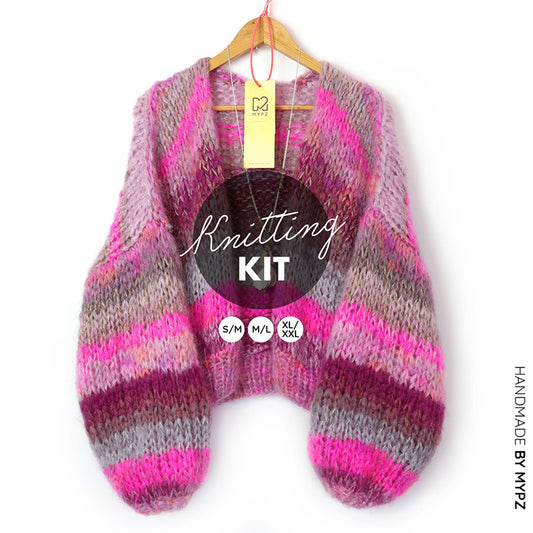 Breipakket – MYPZ kort Chunky Mohair vest Valentine No.15 (ENG-NL)