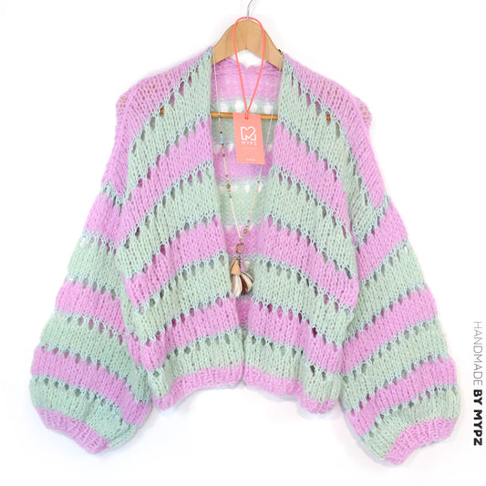 Breipakket – MYPZ Light Alpaca vest Minty Blush No10 (ENG-NL-DE)