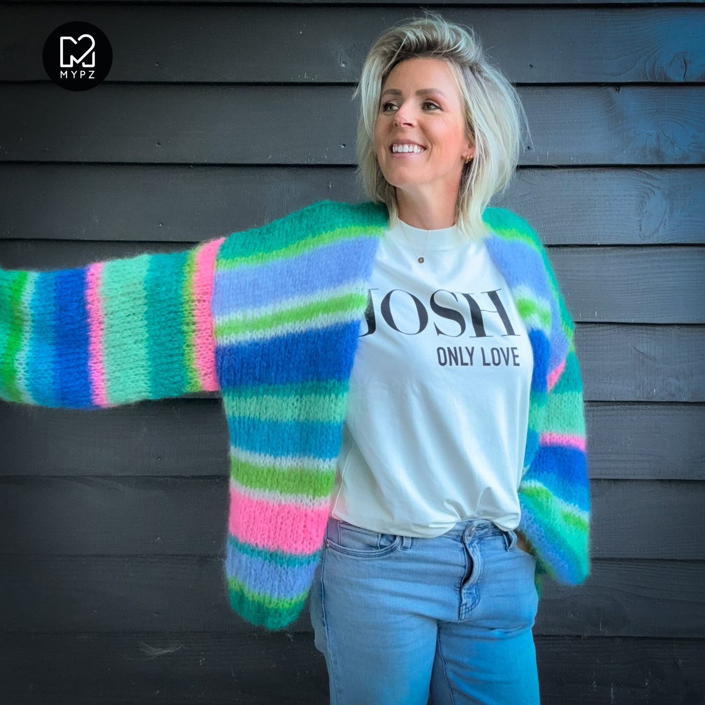 Knitting kit – MYPZ Basic Light Mohair Cardigan Shamrock No10 (ENG-NL-DE)
