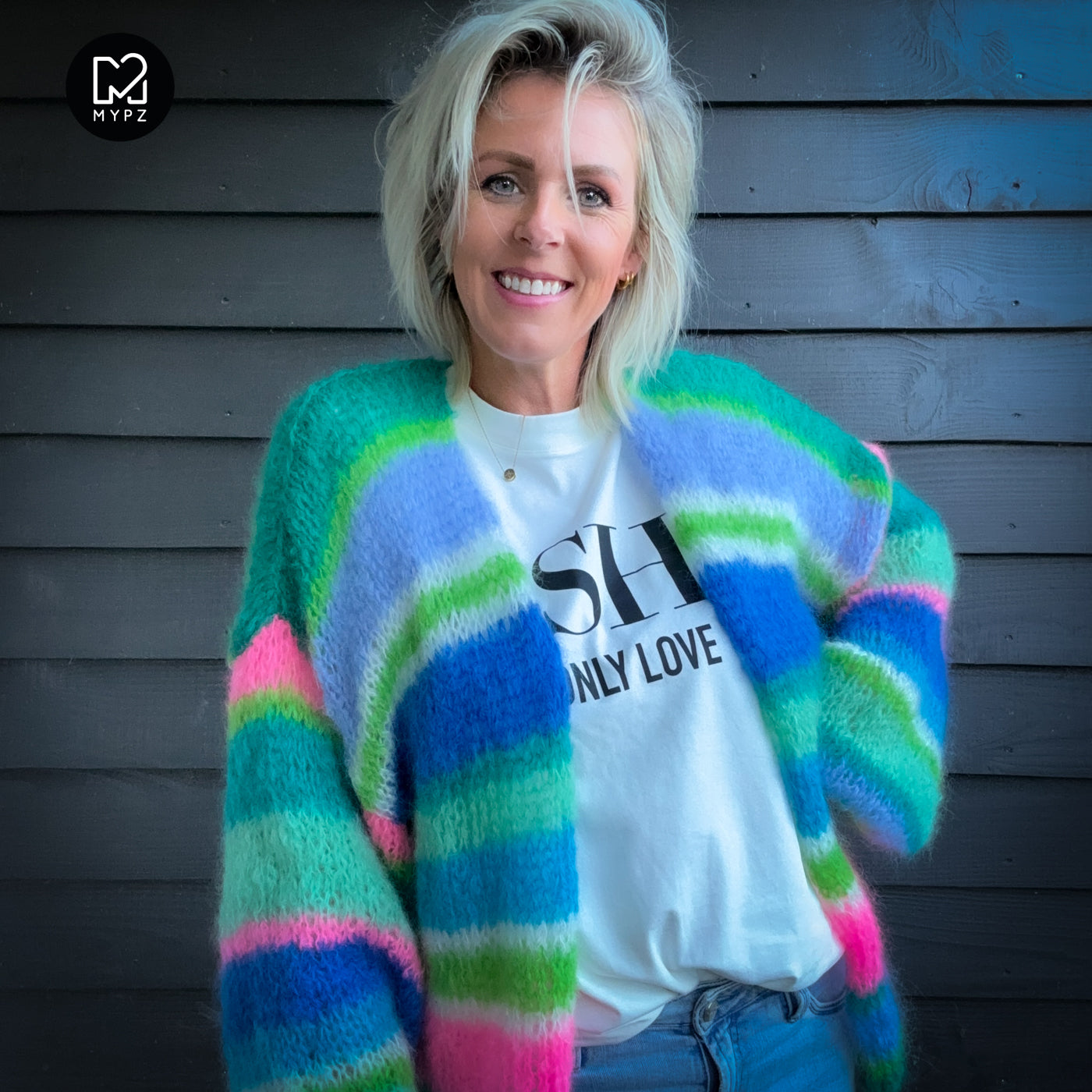 Knitting kit – MYPZ Basic Light Mohair Cardigan Shamrock No10 (ENG-NL-DE)