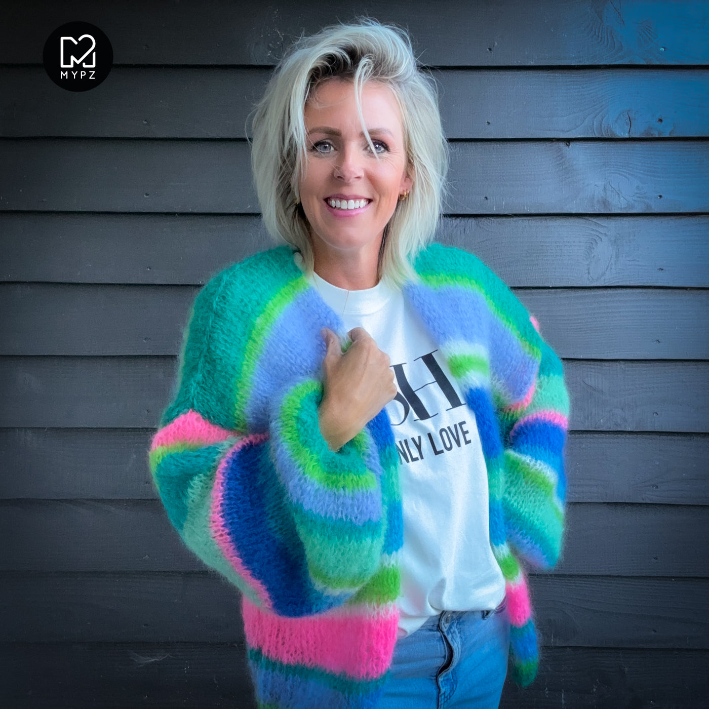 Knitting kit – MYPZ Basic Light Mohair Cardigan Shamrock No10 (ENG-NL-DE)